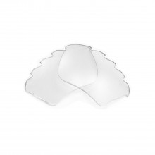 Walleva Clear Vented Non-Polarized Replacement Lenses for Oakley Half Jacket XLJ Sunglasses